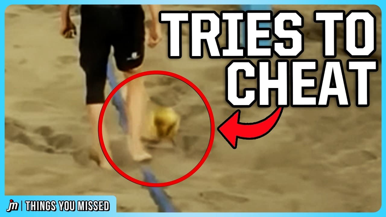 Referee calls out blatant cheating in beach volleyball | Things You Missed