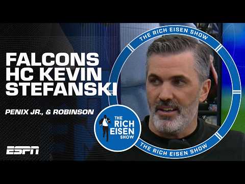 Falcons HC Kevin Stefanski on Atlanta's outlook with Penix Jr. & Robinson 🏈 | The Rich Eisen Show