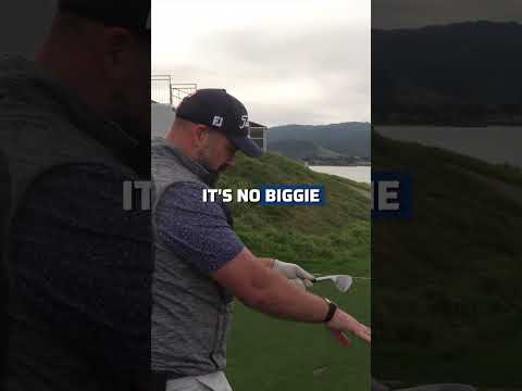 Aways dreamt of playing the world famous 7th at Pebble Beach… and I STUCK the landing!! 🤩