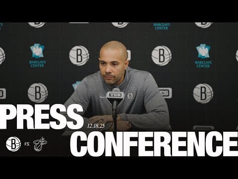 Jordi Fernández Postgame Press Conference vs Miami
