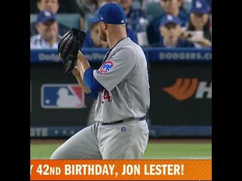 Jon Lester turned 42 on Wednesday 🎂 A three-time World Series champion 🏆