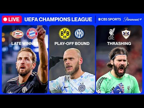 UEFA Champions League 24/7 ⭐ | MD8: Bayern, Inter & MORE | Saturday 1/31 | CBS Sports Golazo
