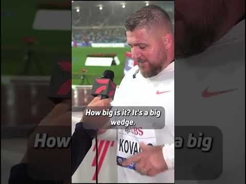 Joe Kovacs is bringing home the CHEESE 🧀 and a Diamond League victory in the shot put