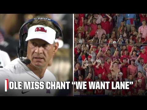 'WE WANT LANE' chants break out as Ole Miss beats Florida | ESPN College Football