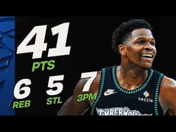 Anthony Edwards GOES OFF For 41 PTS & 7 3PM in Dominant Win | March 3, 2026