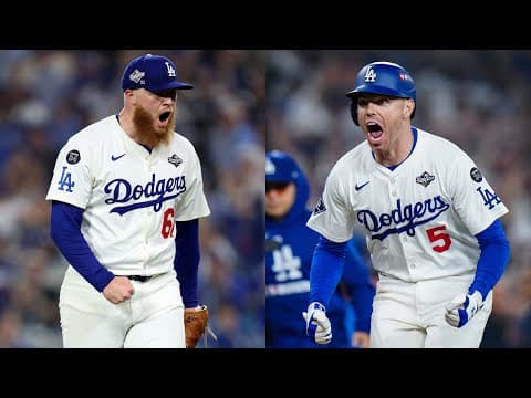 The Los Angeles Dodgers win Game 3 of the World Series in 18 innings! ๐คฏ
