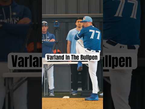 Louis Varland is ALREADY warming up in the bullpen 😤 #MLB #BlueJays #Toronto