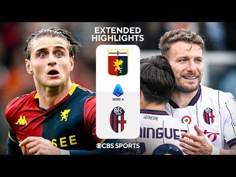 Genoa vs. Bologna: Extended Highlights | Serie A | CBS Sports Golazo