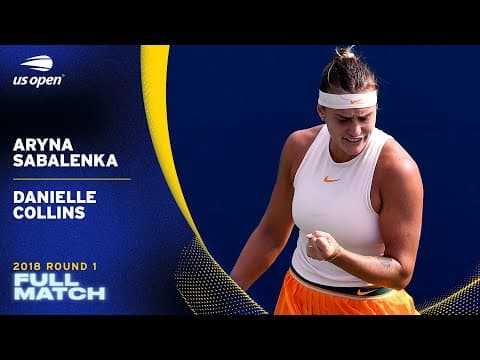 Aryna Sabalenka's First Ever US Open Match | US Open 2018 Round 1