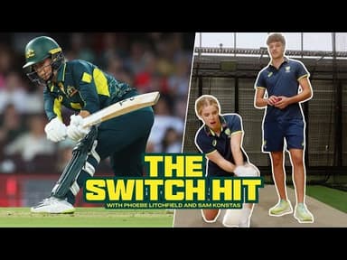 Litchfield's switch hit masterclass for Konstas