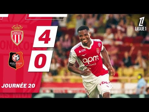 Résumé, AS Monaco 4-0 Rennes (Fati, Akliouche, Coulibaly, Idumbo)