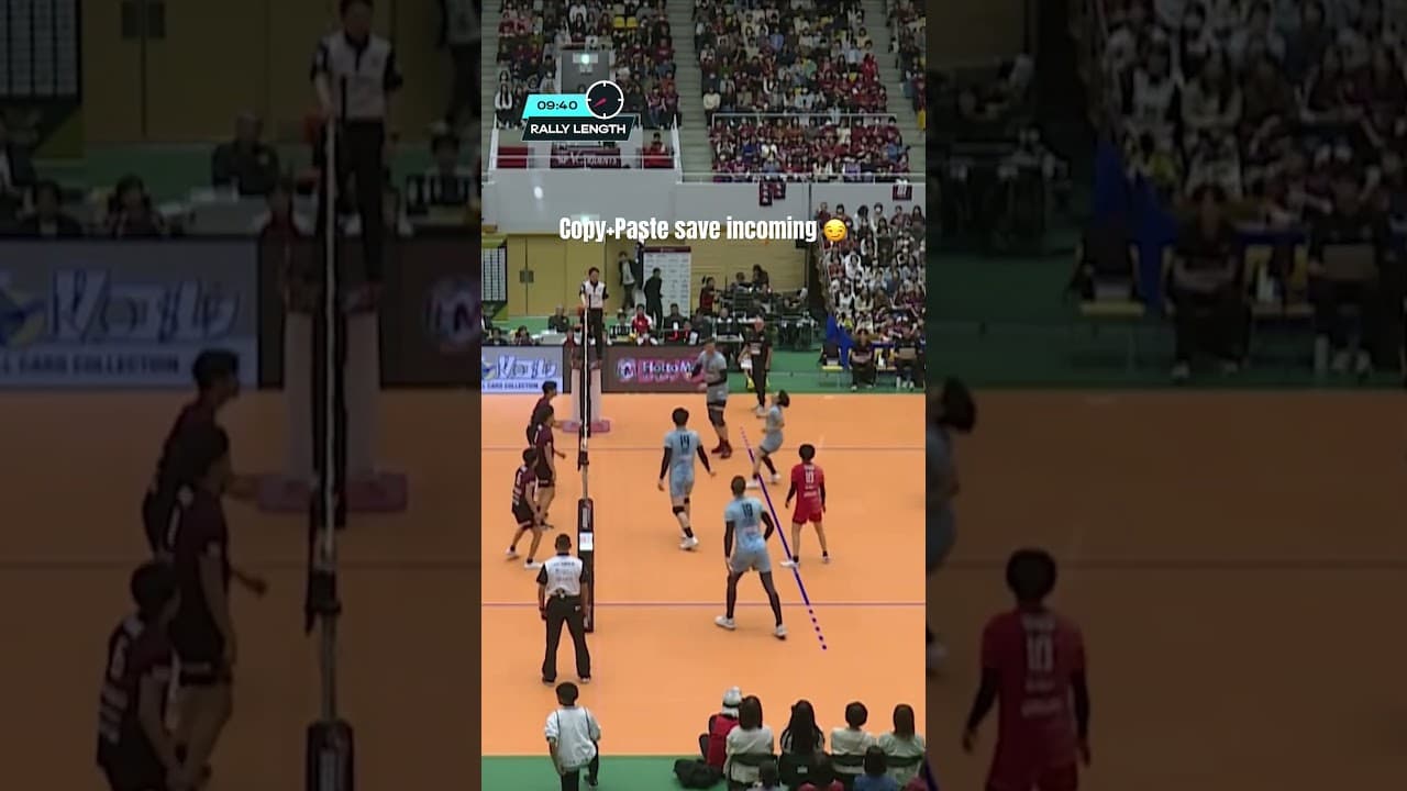 How your PE teacher expects you to act 😅 #volleyballworld #rally #svleague #japan