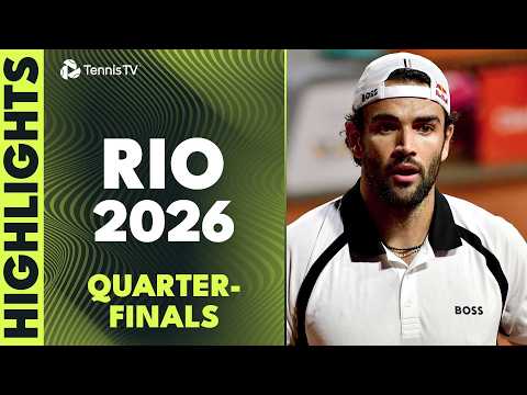 Berrettini, Etcheverry, Tabilo Eye Semis | Rio 2026 Quarter-Final Highlights