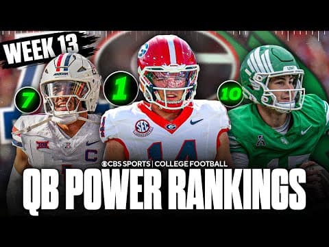 Ranking the Top 10 quarterbacks in College Football RIGHT NOW ✅  Gunner Stockton, Noah Fifita & MORE