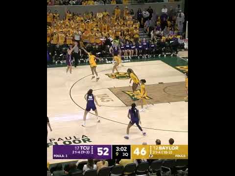 OLIVIA MILES PUT ON A SHOOTING CLINIC IN WACO 🔥 Historic 10 3PM against a ranked opponent