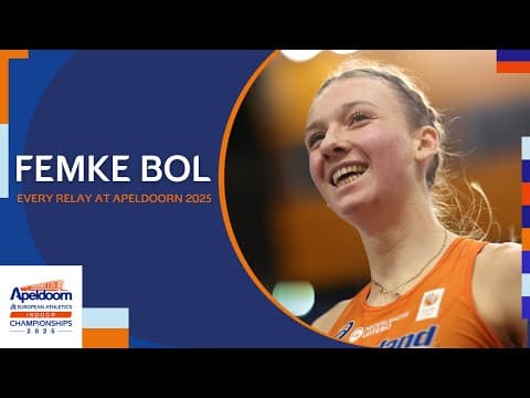 Femke Bol 🇳🇱 | Every Relay at the European Athletics Indoor Championships | Apeldoorn 2025