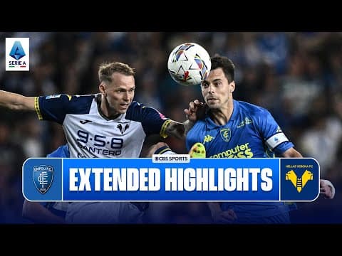Empoli vs. Hellas Verona: Extended Highlights | Serie A | CBS Sports Golazo
