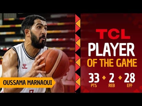 Oussama Marnaoui (33 PTS) | TCL Player Of The Game | TUN 🇹🇳 vs MAD 🇲🇬 | #AfroBasket 2025