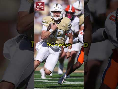 SHOCKING: Boston College's BEST CHANCE at UPSETTING Georgia Tech #bcfootball #billobrien