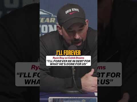 Ryan Day had high praise for Caleb Downs ❤️ #ohiostate