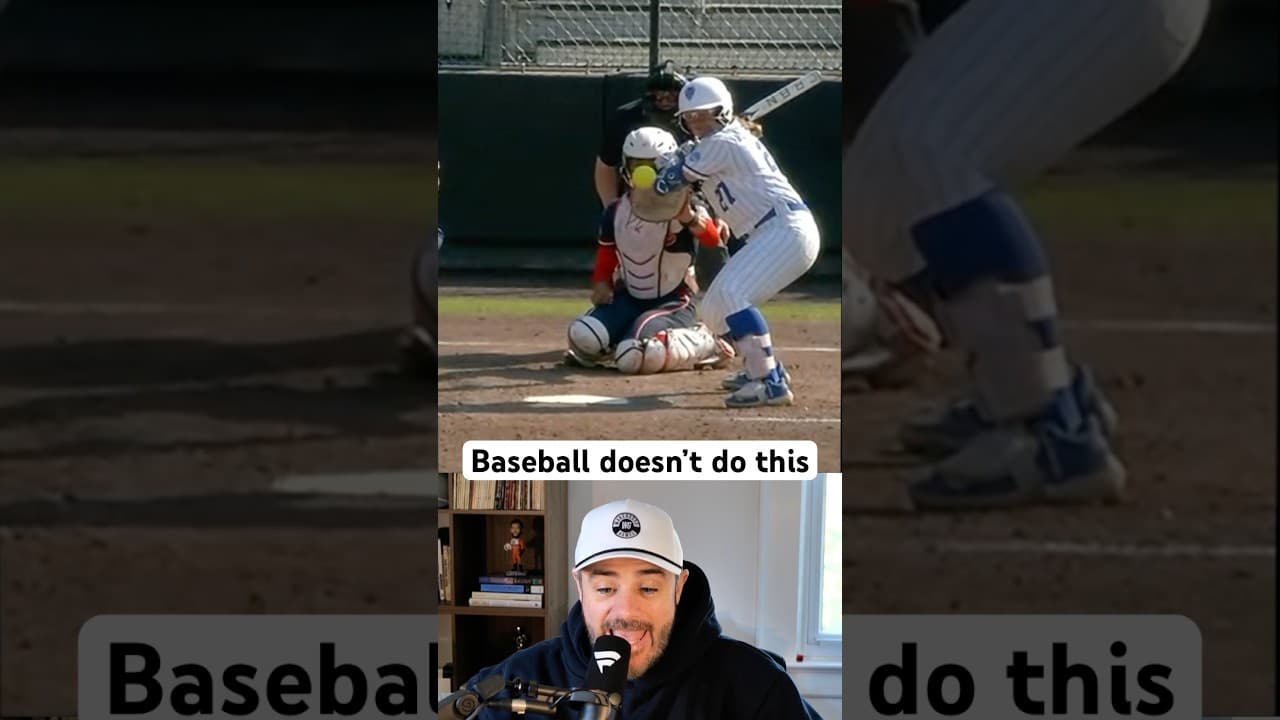 A hit by pitch rule that baseball doesn’t have, a breakdown