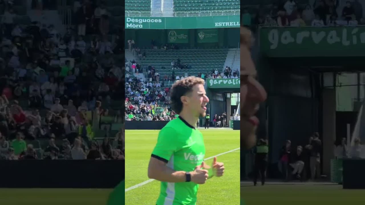 La centrada. La rematada. Y el gol. ✅