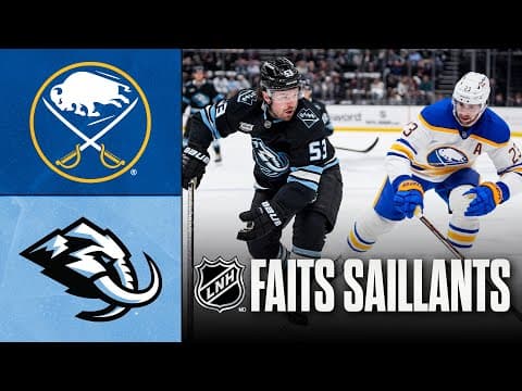 Sabres vs Mammoth 12/11/25 | Faits saillants