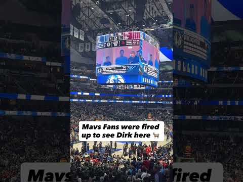 Dirk Nowitzki was here for Dallas Mavericks vs Houston Rockets