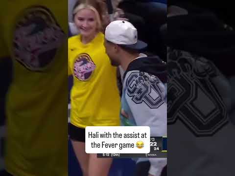 Hali with the assist for the Fever 👏
