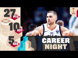 Vasileios Toliopoulos with a career night for Greece in the #FIBAWC Qualifiers!