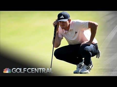 Nick Dunlap bucking his driving trends in WWT Championship Round 1 | Golf Central | Golf Channel