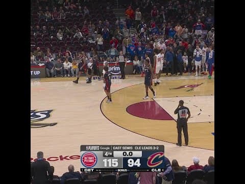 THE PISTONS FORCE GAME 7 AGAINST THE CAVS IN THE EASTERN CONFERENCE SEMIS 🔥