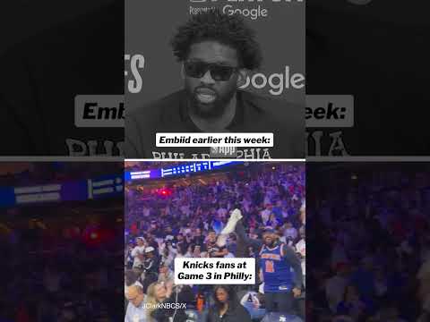 Knicks fans showed up in bunches for Game 3 in Philadelphia