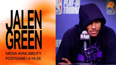 Jalen Green Postgame Media Availability | Phoenix Suns Play-In Game | 4-14-26