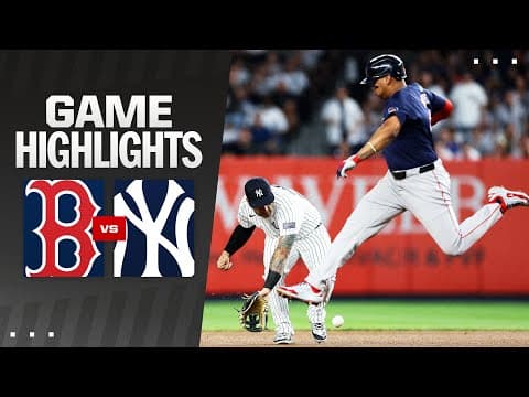 Red Sox vs. Yankees Game Highlights (9/13/24) | MLB Highlights