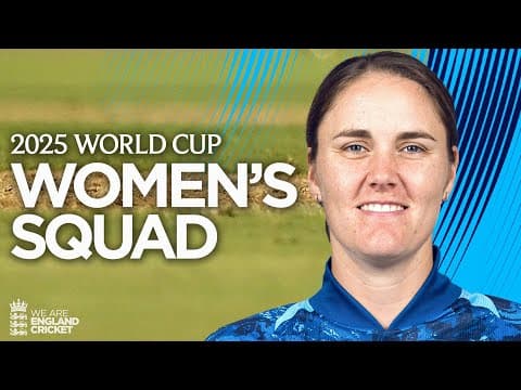 🦁 ICC Women's World Cup Ready! | England Squad