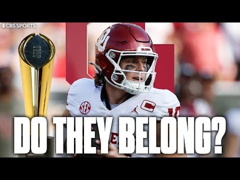 Does Oklahoma TRULY DESERVE to be in the College Football Playoff? | Are they stealing a bid? 🤔