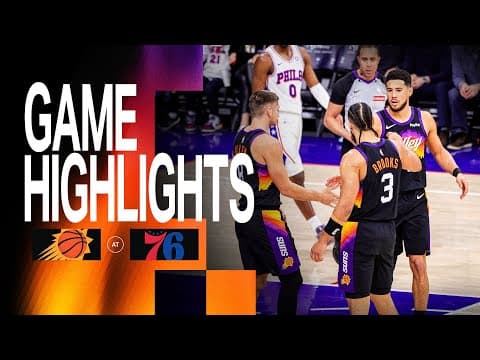 Phoenix Suns beat the Philadelphia 76ers 116-110 | Phoenix Suns Game Highlights 1-20-26