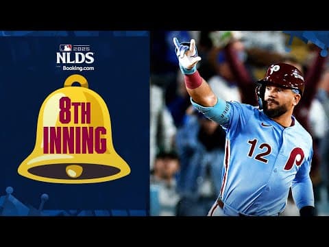 POW(D)ER BLUES! J.T. Realmuto & Kyle Schwarber homer off Clayton Kershaw to extend the Phillies lead