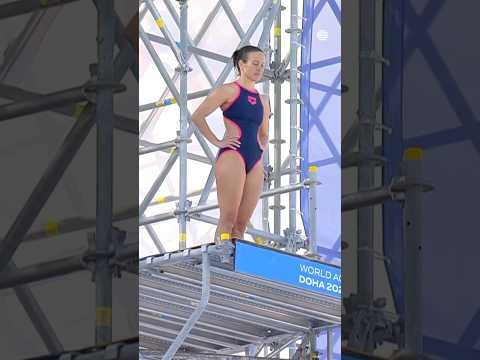 Jaw-Dropping High Dive by Anna Bader – Unbelievable Dive Skills!