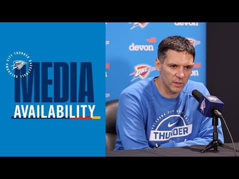 Coach Daigneault on the OKC’s 49-point 1Q and Lu Dort's night | Post Game Media | November 17, 2025