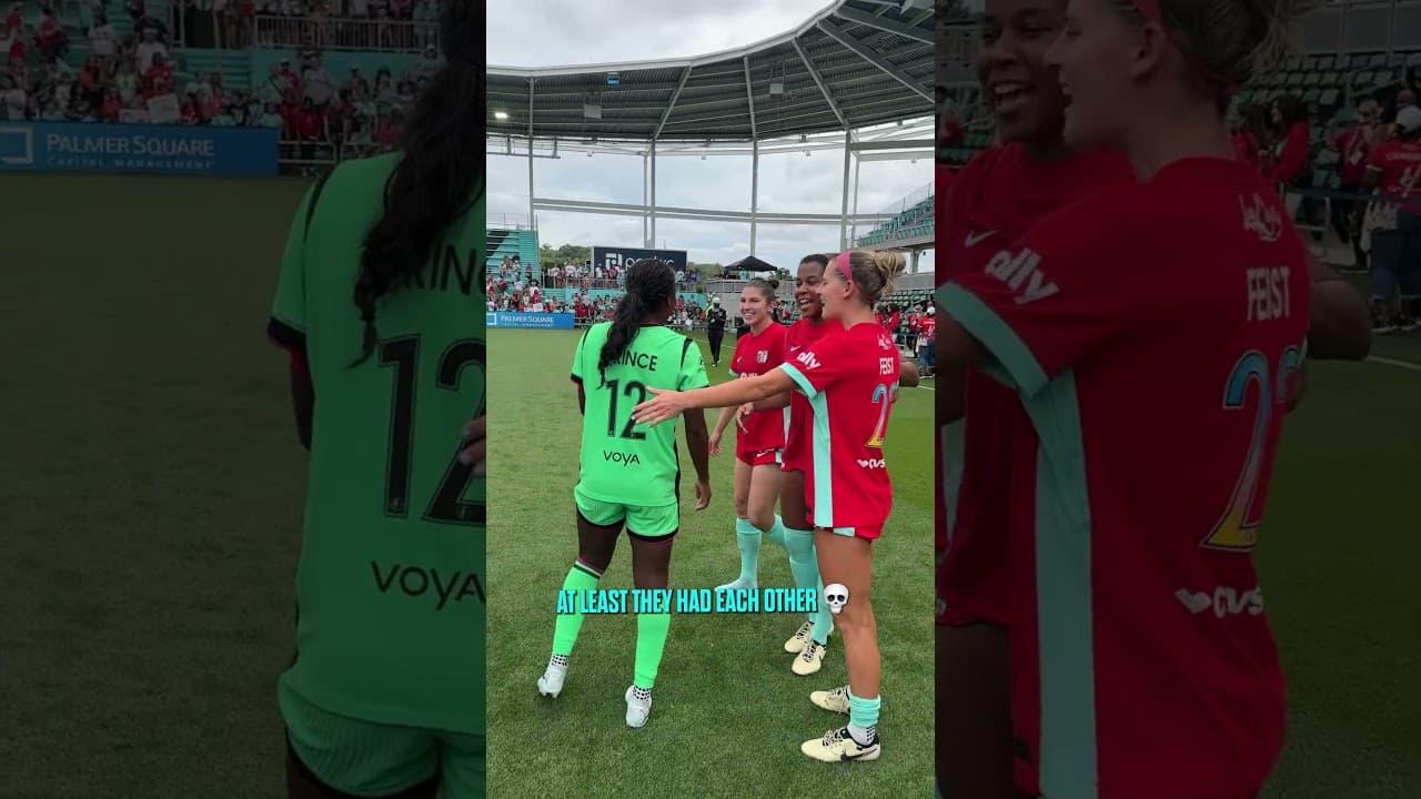 We've all been there 💀 #nwsl #soccer #reunion #funny #kansascity
