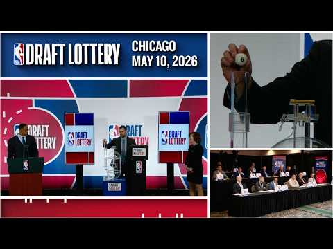 Watch the full NBA Draft Lottery 2026 drawing process.
