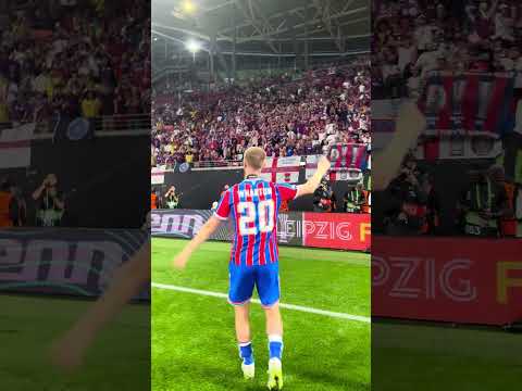 The Celebrations 🥳 #crystalpalace #uefa #champions