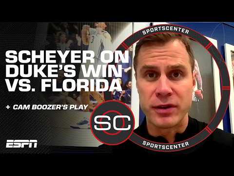 'We have winning DNA' - Jon Scheyer recaps to Duke's thrilling win over Florida | SportsCenter