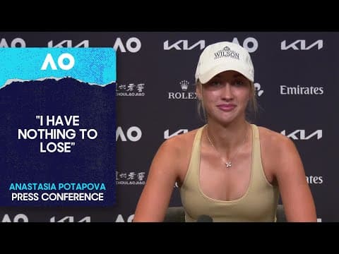 Anastasia Potapova Press Conference | Australian Open 2026 Second Round