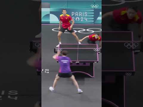 Olympic table tennis at #Paris2024 had us on the edge of our seats. 😮‍💨