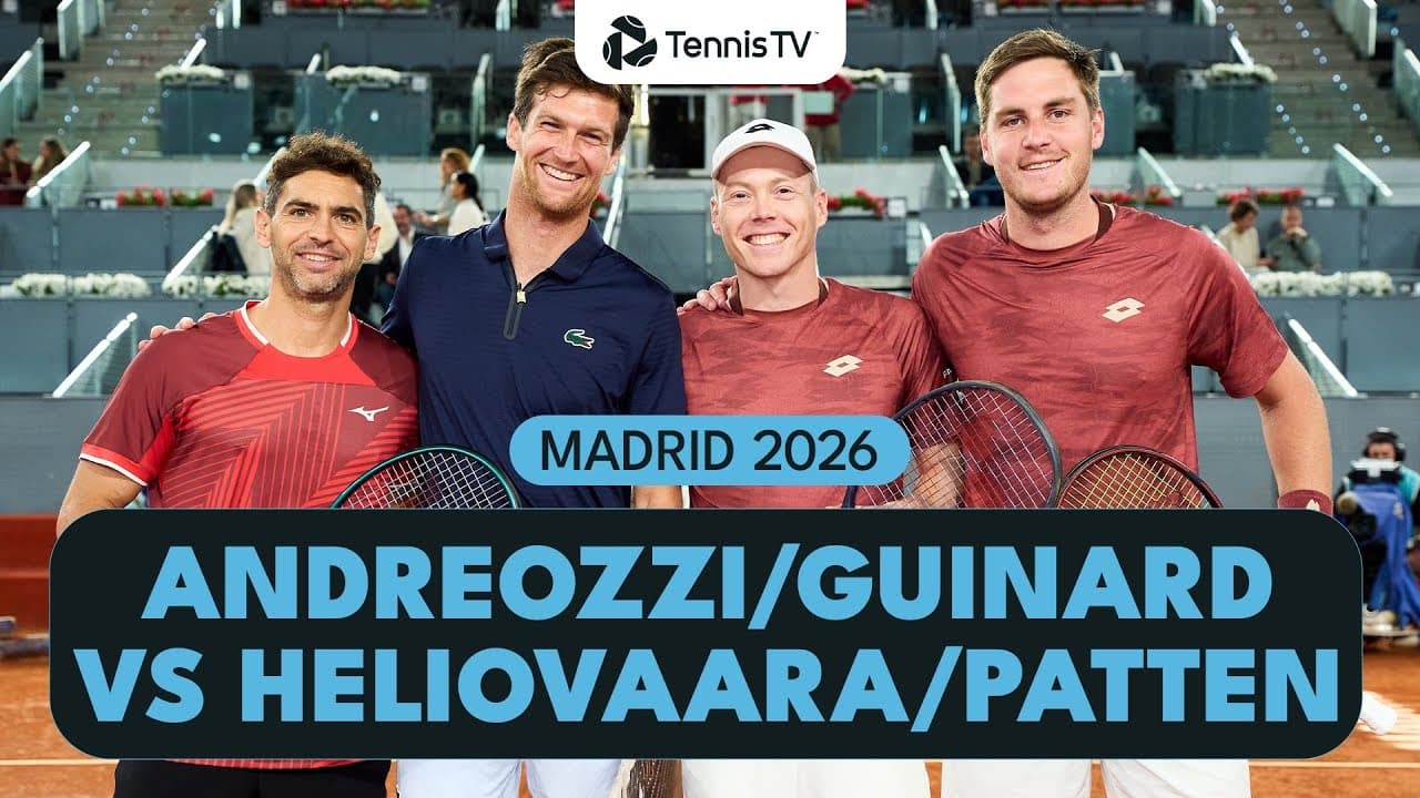 Heliovaara/Patten vs Andreozzi/Guinard For The Title | Madrid 2026 Men's Doubles Final Highlights