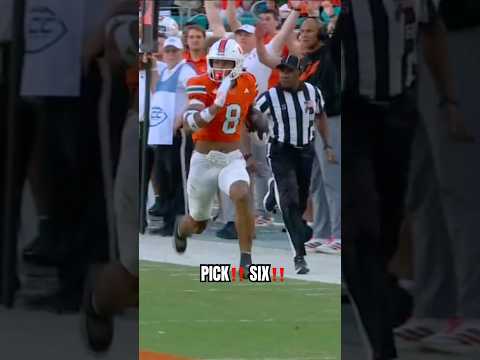 Jakobe Thomas takes it 60-YDs for the score #miamihurricanesfootball #accfootball #football #cfb