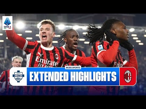 Como vs. AC Milan: Extended Highlights | Serie A | CBS Sports Golazo